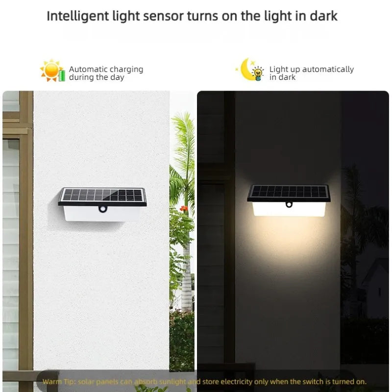 GAVT Solar Motion Sensor Wall Lights