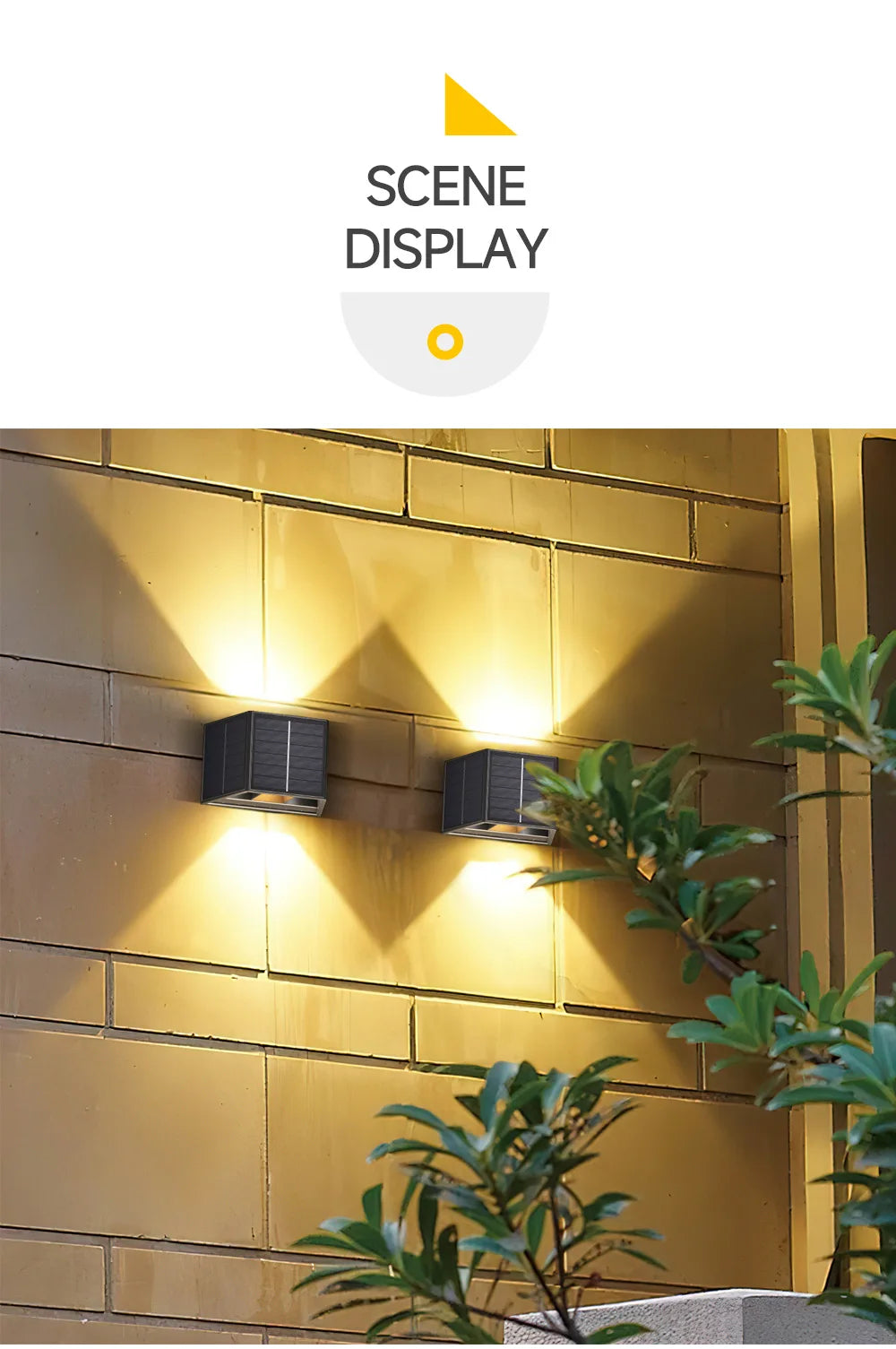 GOTOBE Solar LED Wall Light