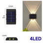 GOTOBE Solar LED Waterproof Wall Light