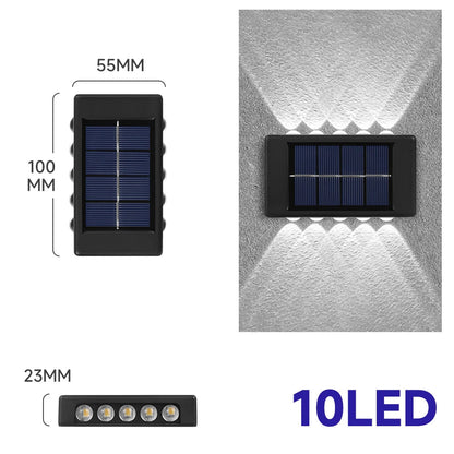 GOTOBE Solar LED Waterproof Wall Light