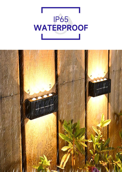 GOTOBE Solar LED Waterproof Wall Light