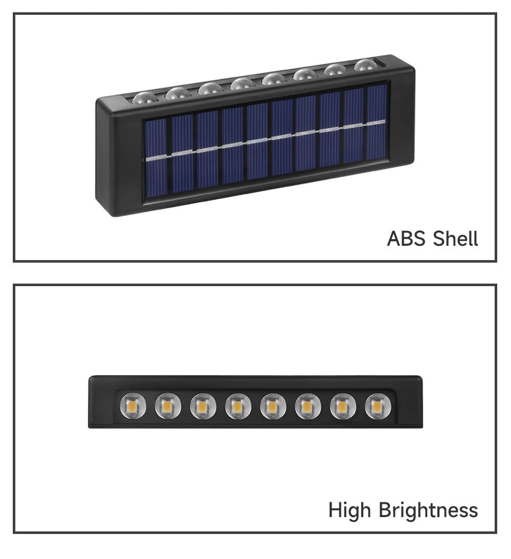 GOTOBE Solar LED Waterproof Wall Light