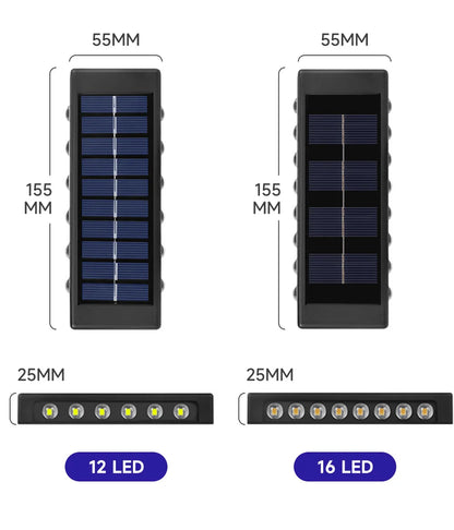 GOTOBE Solar LED Waterproof Wall Light