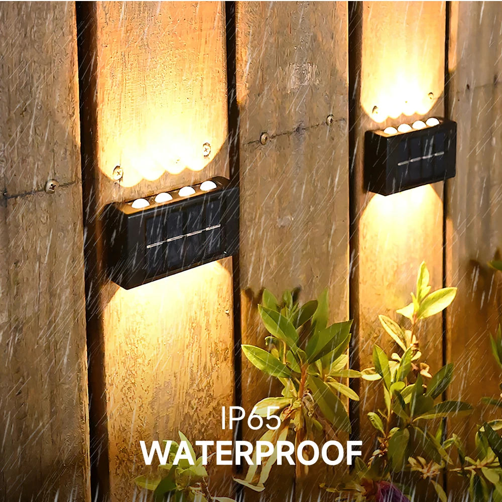 GOTOBE Solar LED Waterproof Wall Light