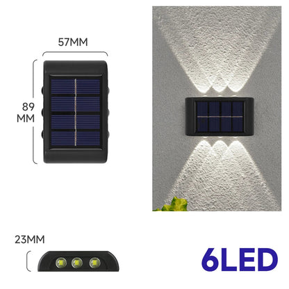 GOTOBE Solar LED Waterproof Wall Light