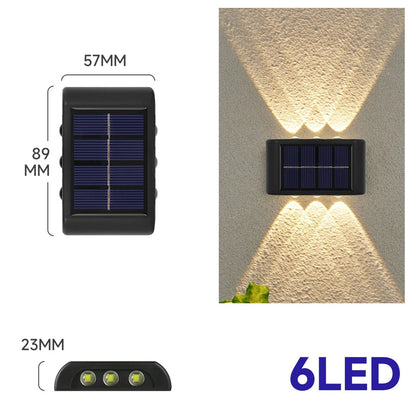 GOTOBE Solar LED Waterproof Wall Light