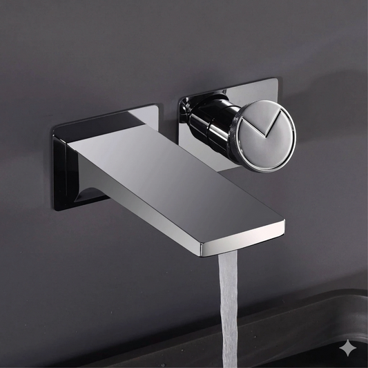 Single handle intelligent Gray bathroom faucet