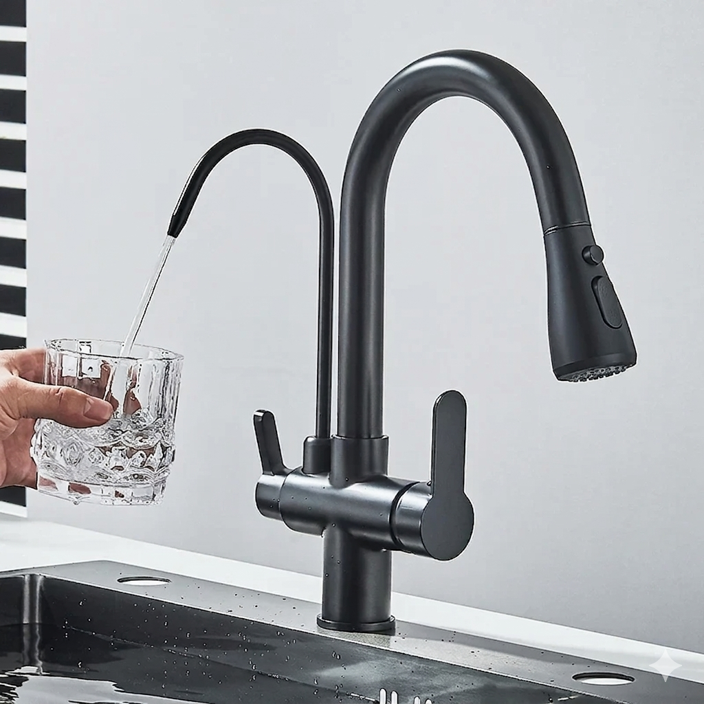 Stainless Dual Handle Mixer