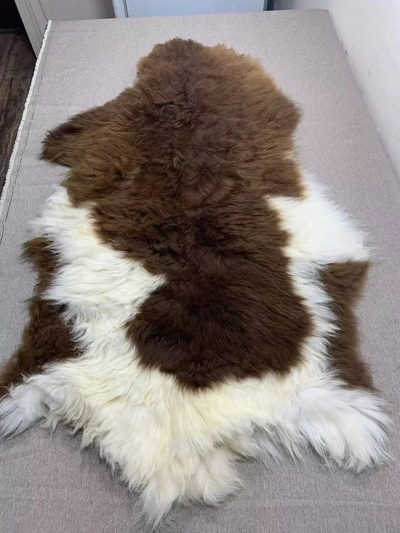 Genuine Sheepskin Wool Cushion - Natural