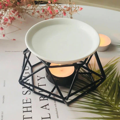 Geometric Aromatic Oil Burner Holder