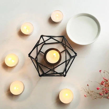 Geometric Aromatic Oil Burner Holder