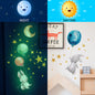 Glow in the Dark Cartoon Wall Decals