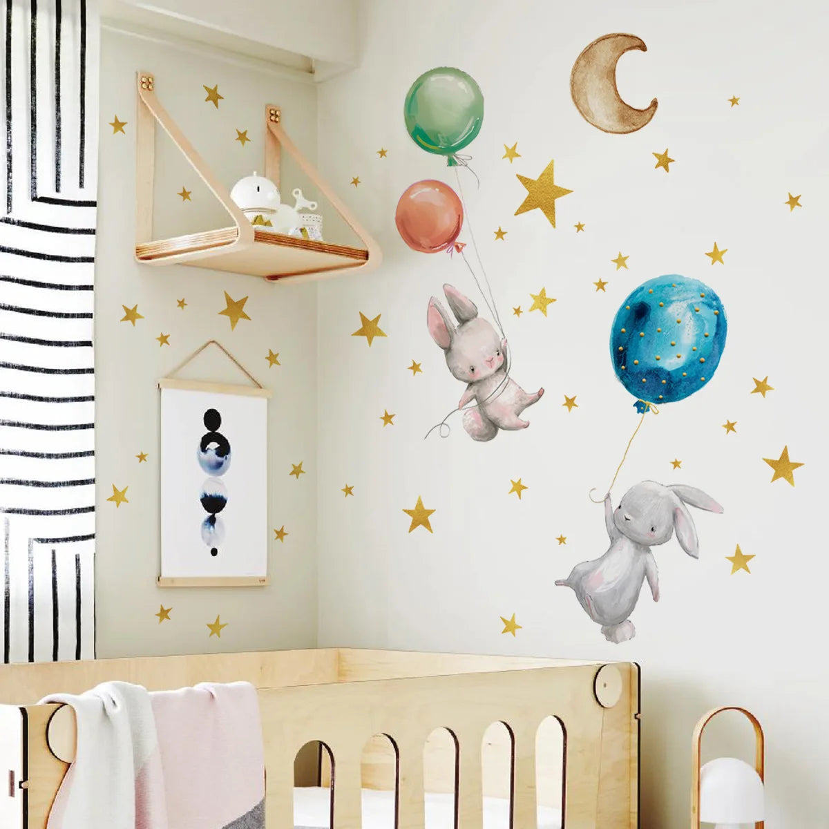 Glow in the Dark Cartoon Wall Decals