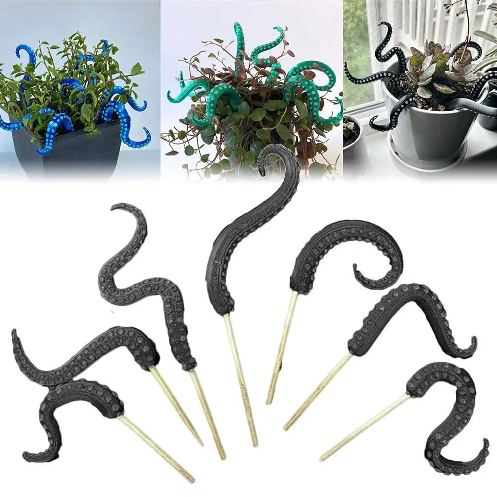 Glow-in-the-Dark Octopus Resin Stakes