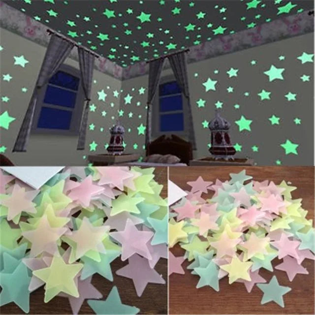 Glow in the Dark Star Stickers