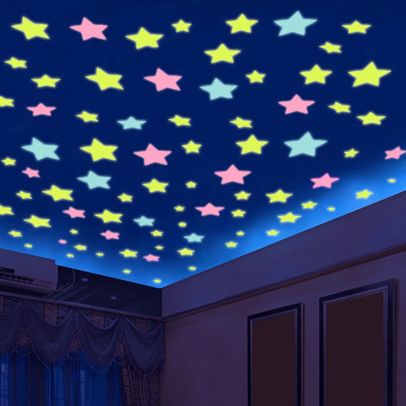 Glow in the Dark Star Stickers