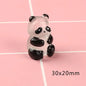 Glowing Mini Panda Figurines Decor