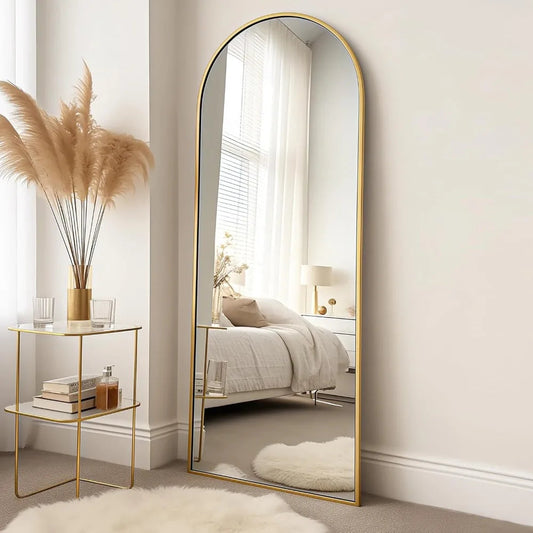 Gold Aluminium Full Body Mirror 64"