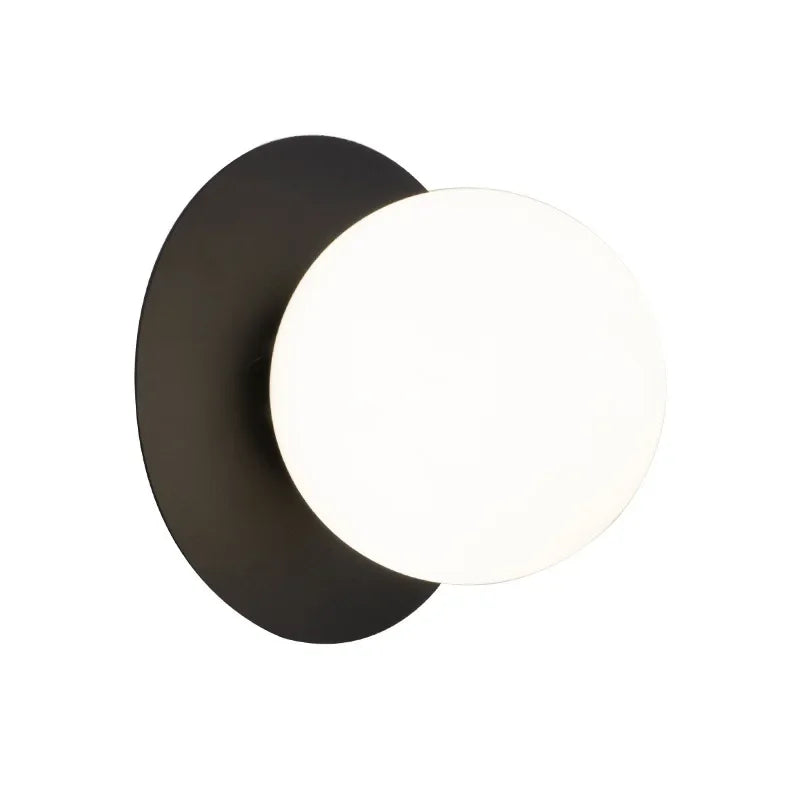 Gold Black LED Wall Sconce