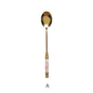 Gold Ceramic Handle Dessert Spoon