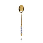 Gold Ceramic Handle Dessert Spoon