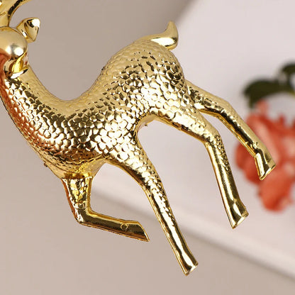 Gold Deer Statue Home Decor