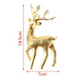 Gold Deer Statue Home Decor