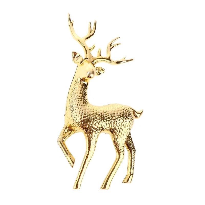 Gold Deer Statue Home Decor