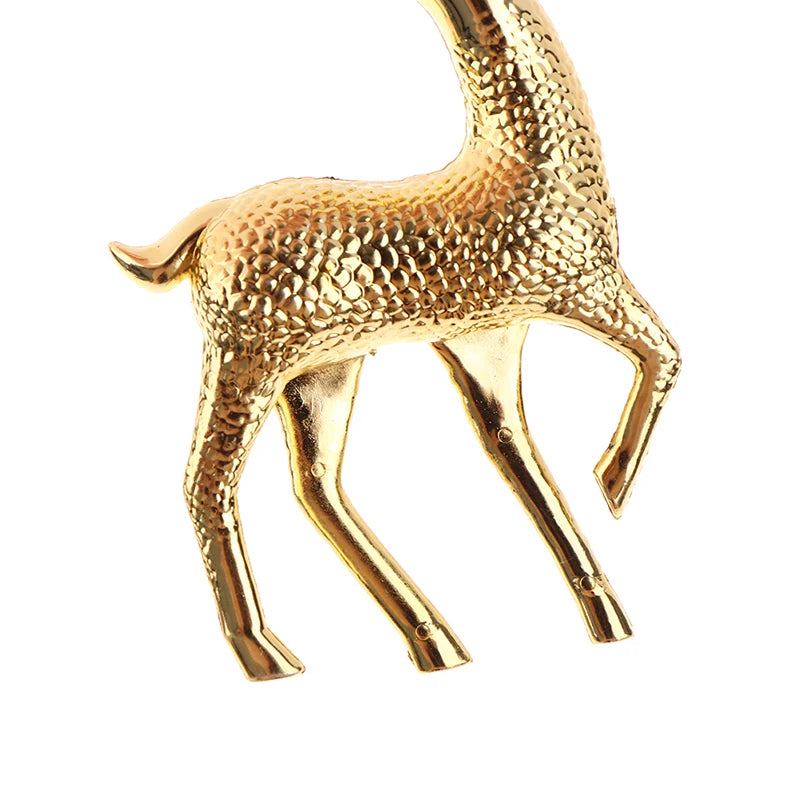 Gold Deer Statue Home Decor