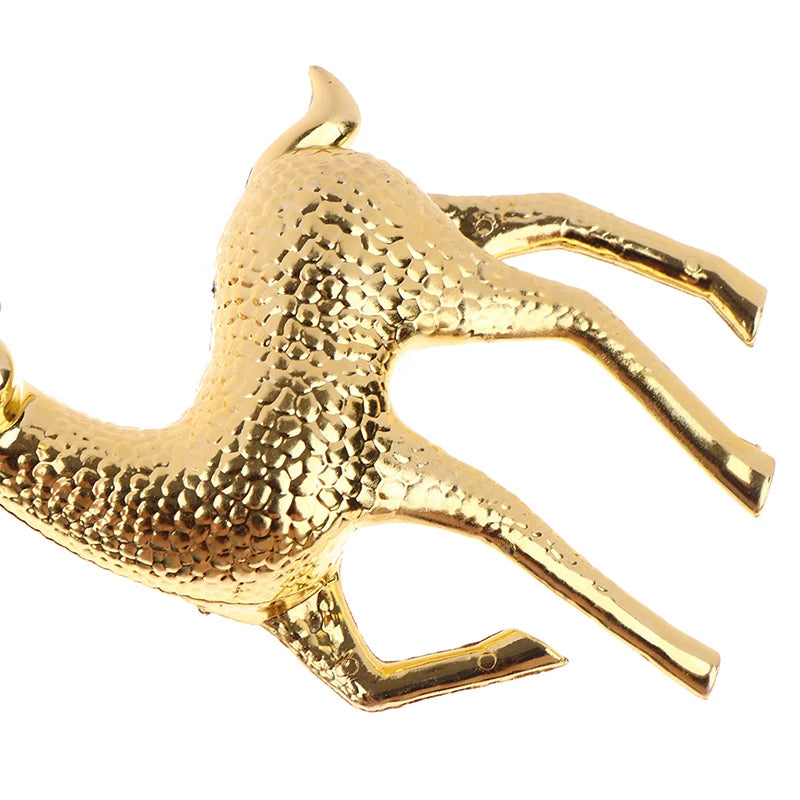 Gold Deer Statue Home Decor