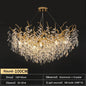 Gold LED Ceiling Chandelier Light