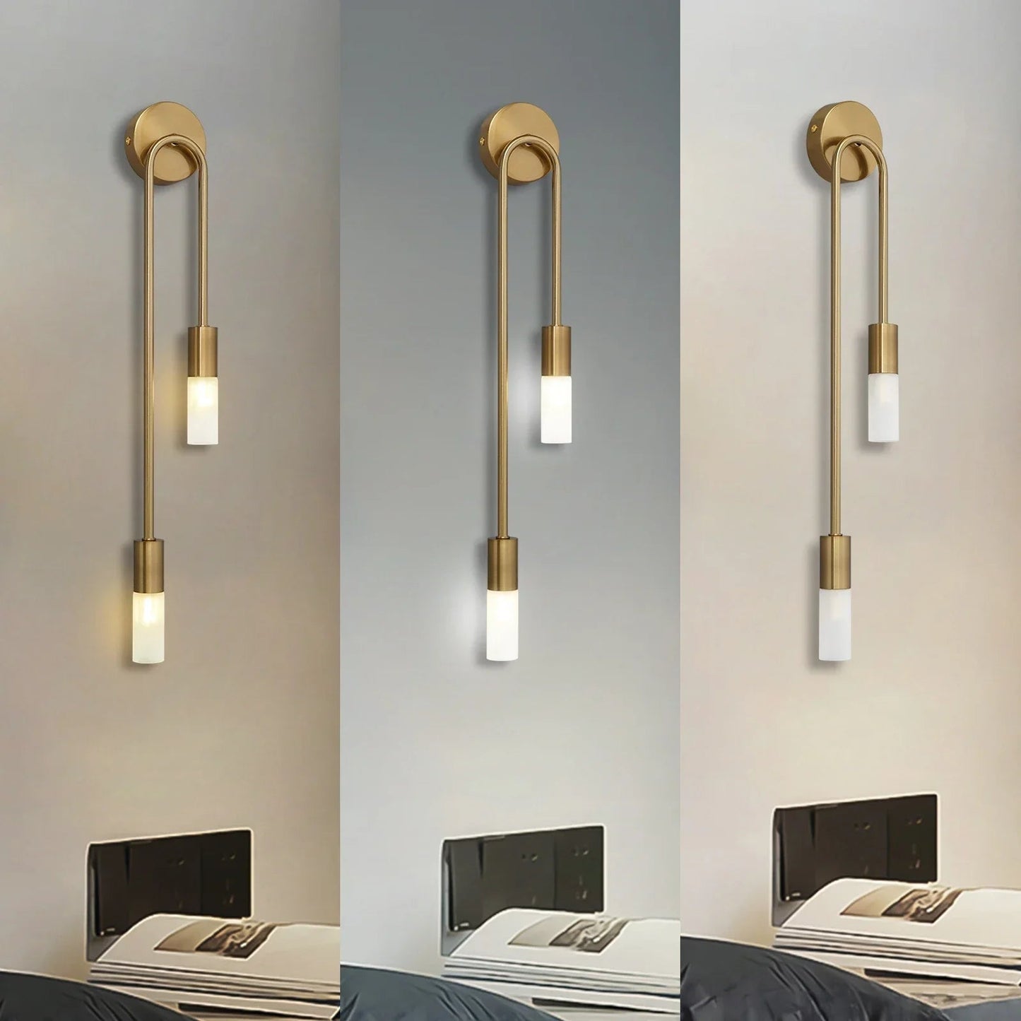 Gold LED Wall Light for Home