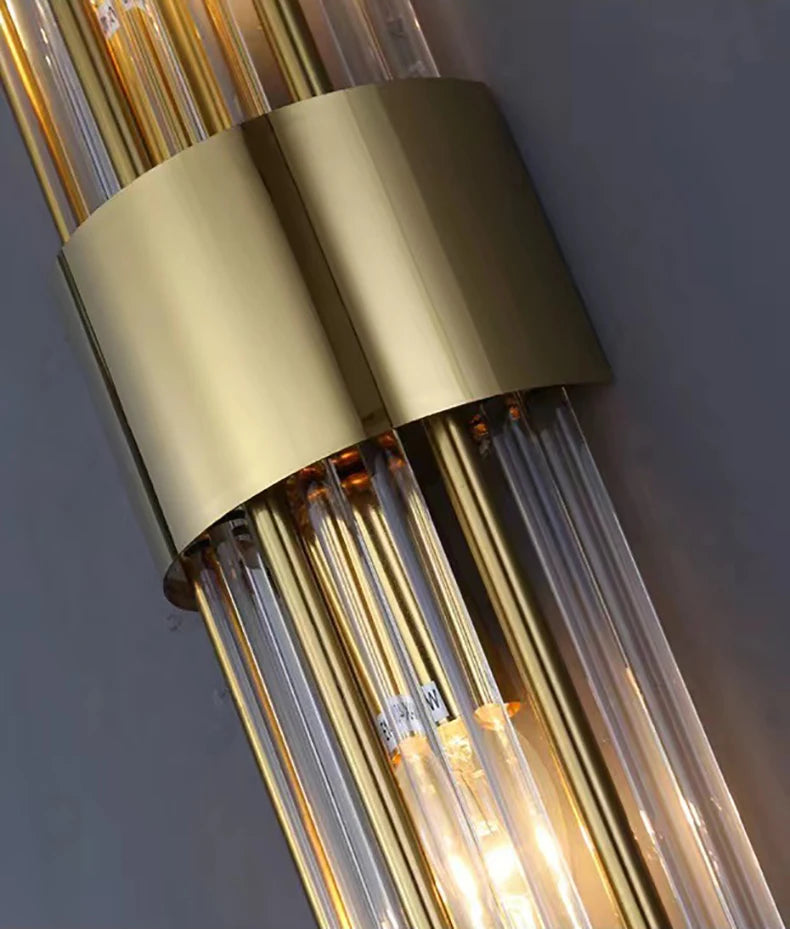 Gold LED Wall Sconce Light