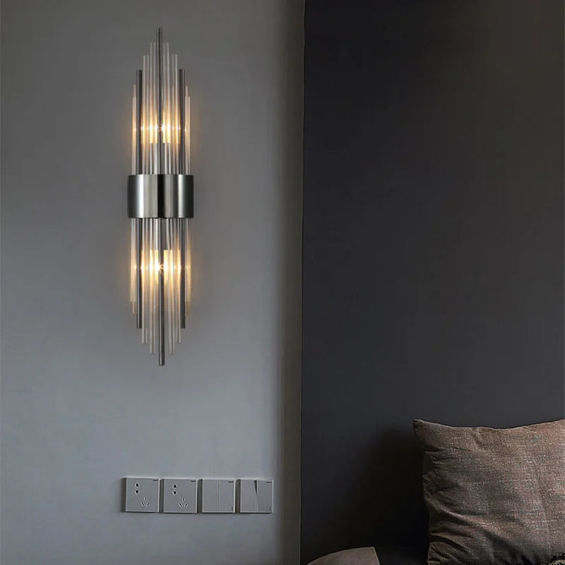 Gold LED Wall Sconce Light