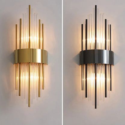 Gold LED Wall Sconce Light