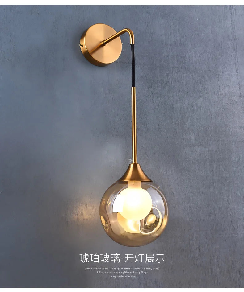 Gold LED Wall Sconce Lighting