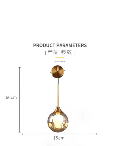 Gold LED Wall Sconce Lighting