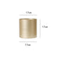 Gold Metal Cylindrical Flower Pot