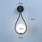 Gold Modern Glass Ball Sconce