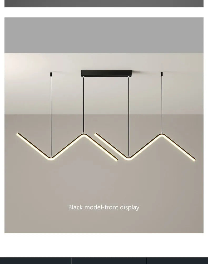 Gold Modern LED Pendant Light