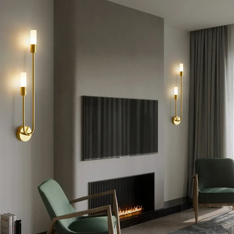 Gold Modern LED Wall Sconce