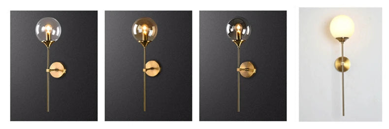 Gold Nordic LED Wall Lamp