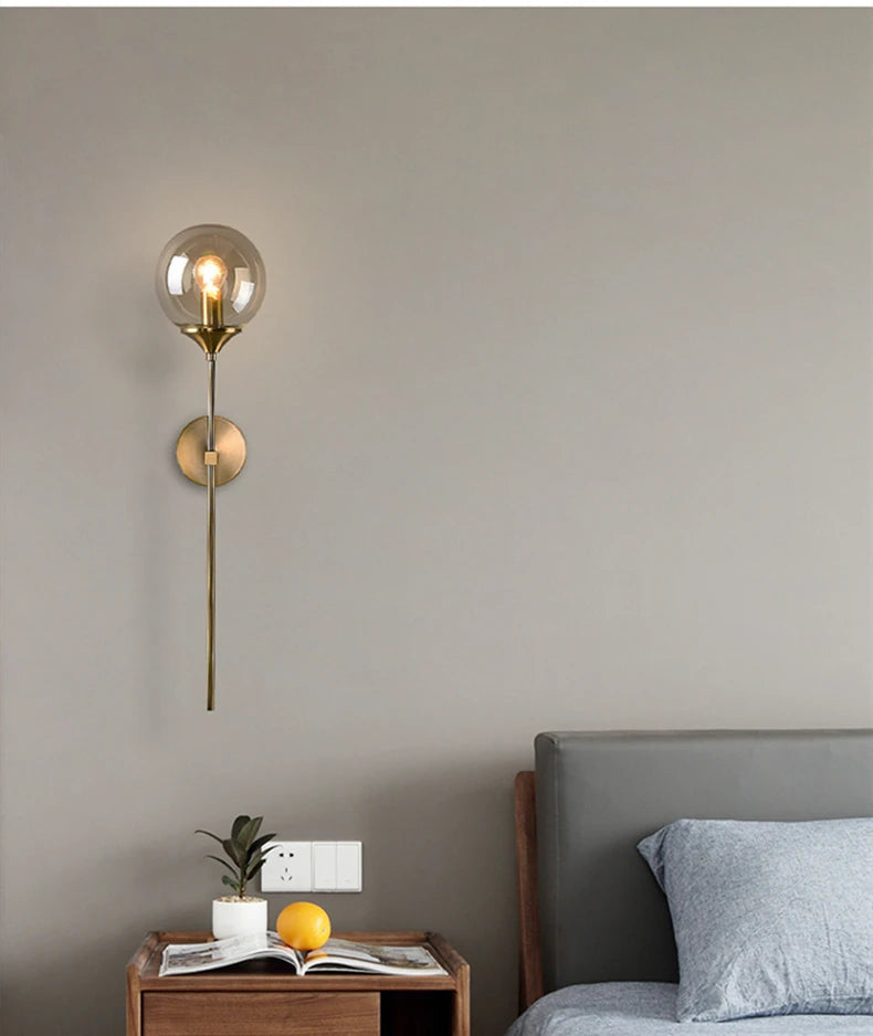 Gold Nordic LED Wall Lamp