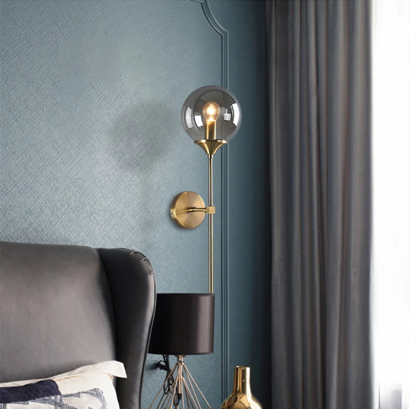 Gold Nordic LED Wall Lamp