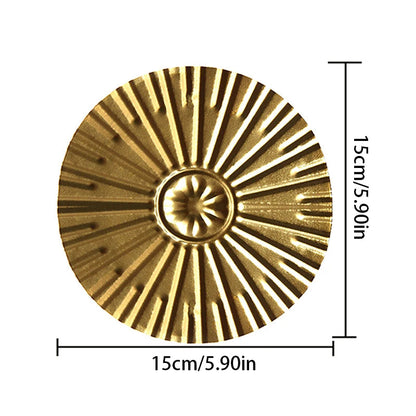 Golden Irregular Metal Wall Decor