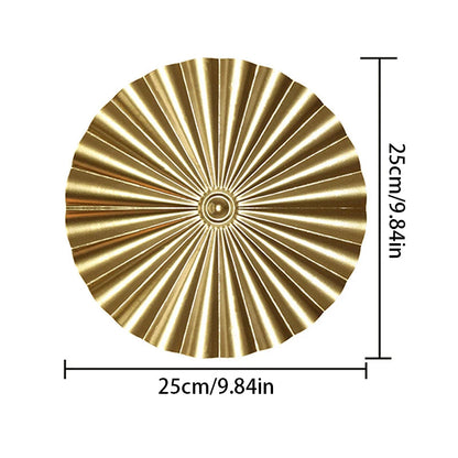 Golden Irregular Metal Wall Decor