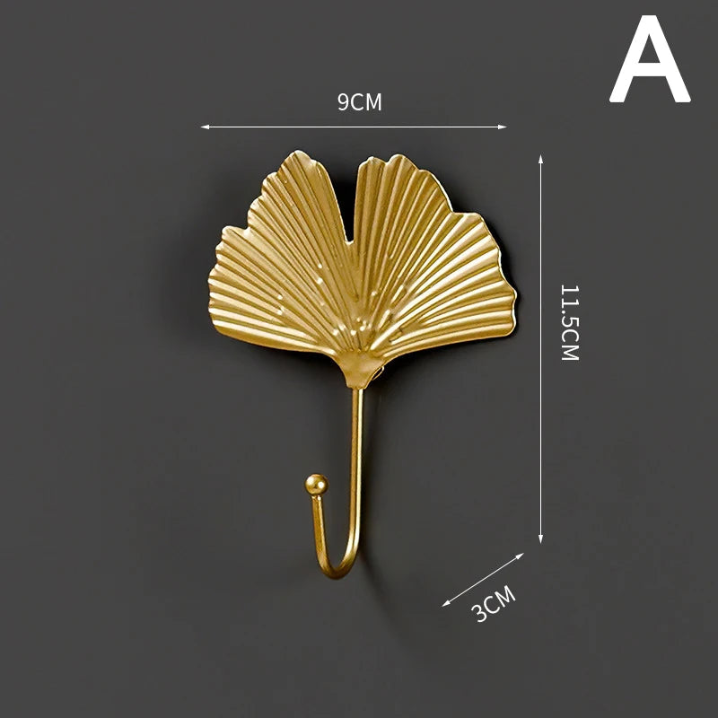 Golden Irregular Metal Wall Decor