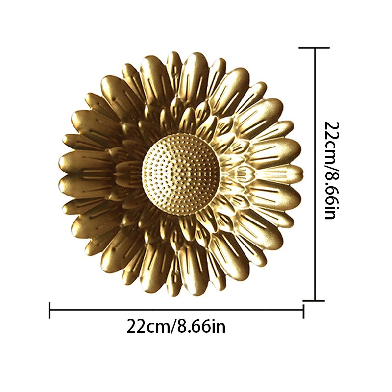 Golden Irregular Metal Wall Decor