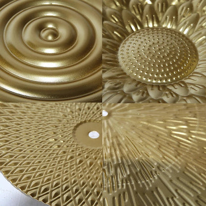 Golden Irregular Metal Wall Decor