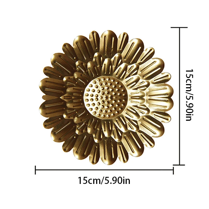 Golden Irregular Metal Wall Decor